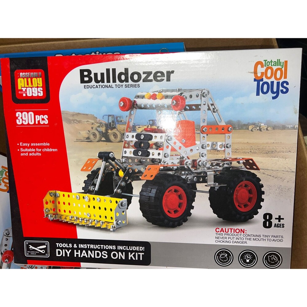 Totally Cool Toys - BULLDOZER 390 PCS EDUCATIONAL TOY SERIES